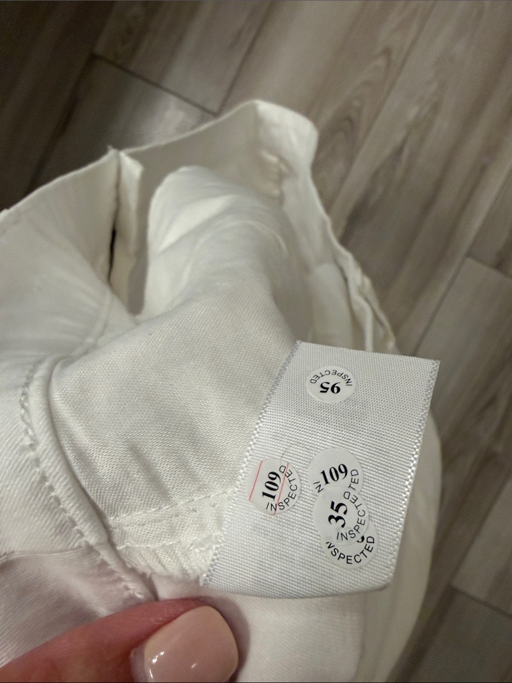 Classic White Cotton Shorts - 18W - Picture 7 of 7